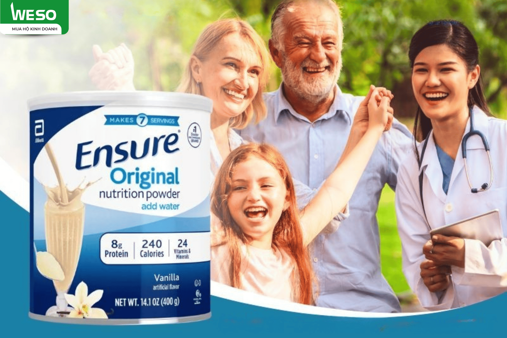 TOP SẢN PHẨM CHĂM SÓC SỨC KHỎE BÁN CHẠY NHẤT - ENSURE ORIGINAL VANILLA