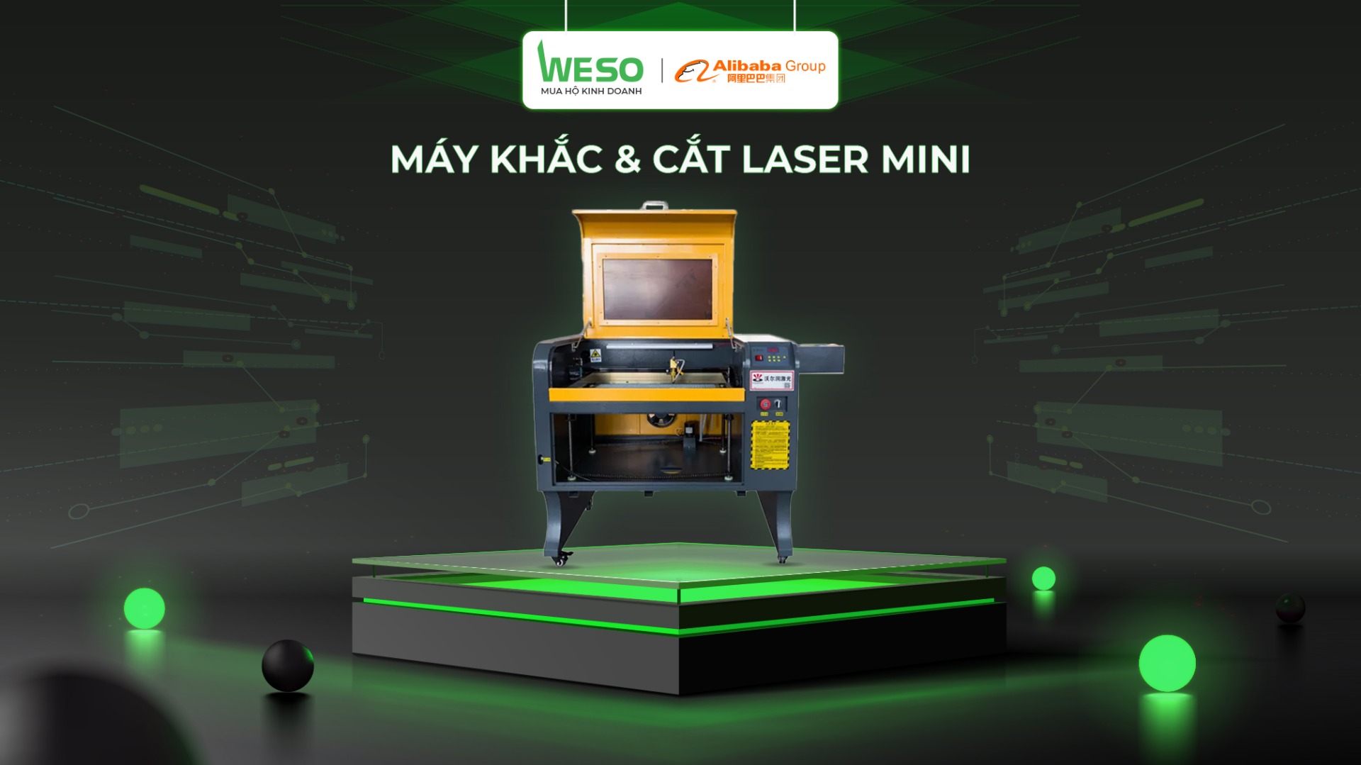 Máy khắc & cắt laser mini